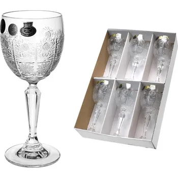 Sklenice Bohemia Crystal hand cut Sklenice 175 ml bohatý brus 500PK - sada 6 ks