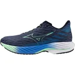 Běžecké boty Mizuno WAVE RIDER 28 VintageIndigo NeoMint FrontBlu - 45/10.5