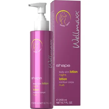 Tělový krém Wellmaxx Shape, Noční tělový krém na formování postavy a na hubnutí 200ml (Kosmetika WELLMAXX)