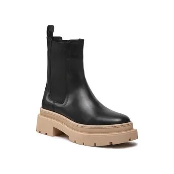 Dámská obuv Gino Rossi Kotníková obuv s elastickým prvkem 222FW103 Černá 41