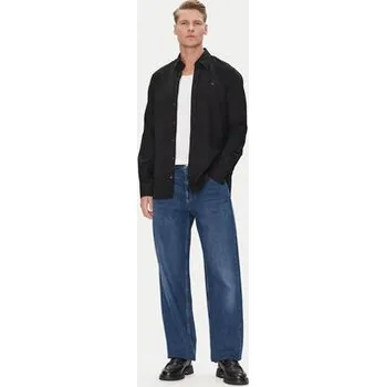 Oblečení a móda Tommy Hilfiger Košile MW0MW38658 Černá Slim Fit 38