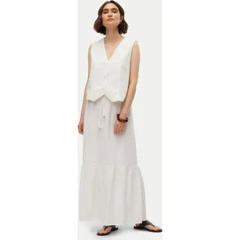 Dámská sukně Vero Moda Maxi sukně Pretty 10311167 Bílá Regular Fit S