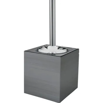 Toaletní kartáč (WC štětka) - PEPE silver, plast (VYSTAVENO NA PRODEJNĚ)