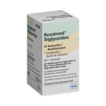 Diagnostický test Accutrend ® Plus Proužky Triglyceridy (Profesionální glukometr)