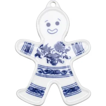 Vánoční ozdoba Český porcelán Vánoční ozdoba - perníček - cibulový porcelán 10472