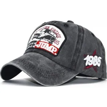 Kšiltovka Bavlněná Kšiltovka Vintage JUMP Šedá EDIKO CZ26WZ2