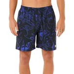 koupací šortky Rip Curl Raw Energy Burner Volley - Black M