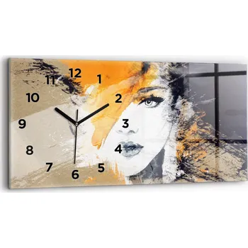 Hodiny Nástěnné hodiny Wallfluent hnědé 60 cm