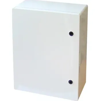 Rozvaděč Tracon TME504018 Plastová rozvodná skříň HxWxD=500x400x175mm, IP65, IK10, 1000V AC/DC, RAL7035 (Tracon TME504018)