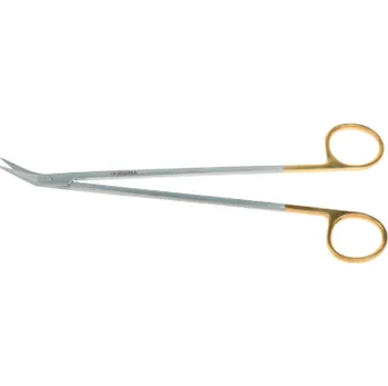 Nůžky, DeBakey Potts Smith - 23 cm - úhel 60 ° - Gold Line (Chirurgické nástroje)
