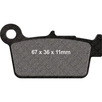 Brzda pro motocykl Brzdové destičky ebc fa367/2r