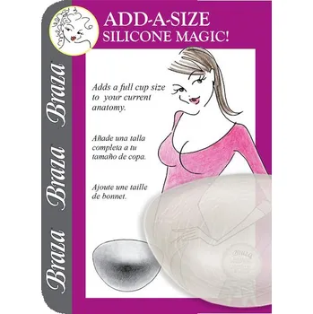 Těhotenské spodní prádlo Braza - SILICONE ADD A SIZE, push-up výztuž (7400-26)