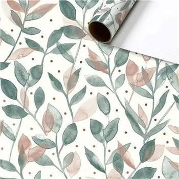 Balící papír Balicí papír s dekorem lístků