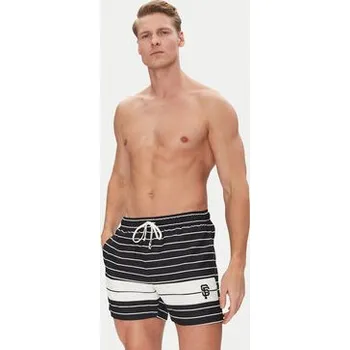 Pánská móda Champion Plavecké šortky 221043 Černá Regular Fit M