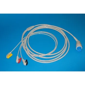 Monitor životních funkcí EKG kabel KB-3-M-Wb do monitoru Artema, Biazet, Elmed, Simonsen & Weel (S&W) (EKG)
