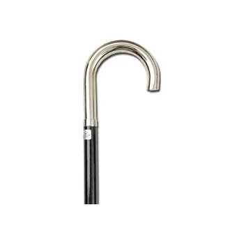 Dřevěná vycházková hůl s metalovým rukojetí - unisex (Palice)