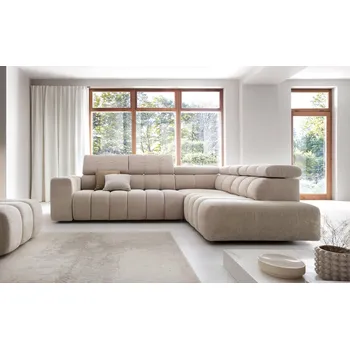 Sedací souprava Rohová sedací souprava ZÜRICH A2E-C-OTTR s elektrickým výsuvem