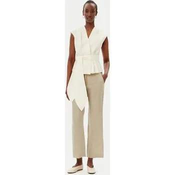 Marella Halenka Bronzo 2513161072200 Écru Slim Fit 46