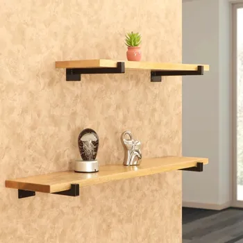 Obývací pokoj Indický nábytek - Police na zeď s konzolí Nina MANGO 50 cm