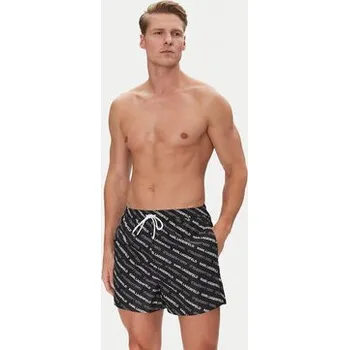 Pánské plavky KARL LAGERFELD Plavecké šortky A2M46063 Černá Regular Fit M