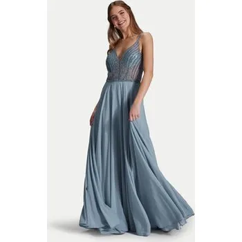 Dámské šaty Hey Kyla Večerní šaty 5AI056HK Modrá Regular Fit 36