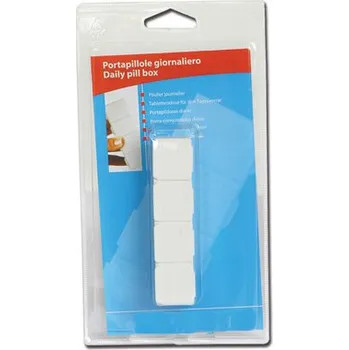 Dávkovač léků Dávkovač léků Bílý - 4 komorový (Krabičky na lieky)