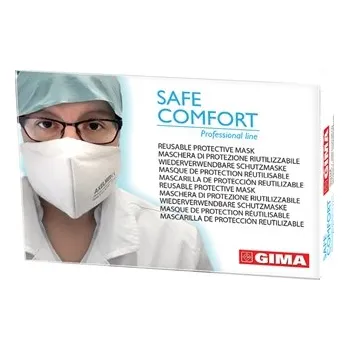 respirátor FP5 SAFECOMFORT / 5-vrstvý profesionální respirátor - (Vícenásobně použitelný) (Opakovaně použitelný respirátor na obličej)