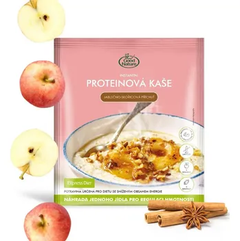 Proteinová kaše s jablečno-skořicovou příchutí Express Diet, 60 g (Chudnutie a celulitída)