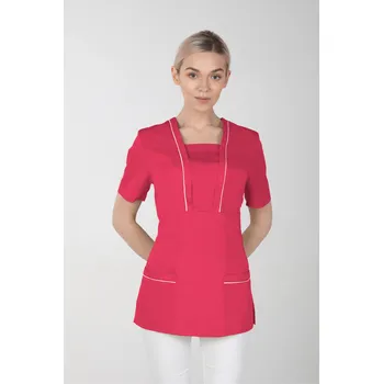 Dámská halenka Dámská barevná zdravotnická halenka M-054, malinová (Zdravotnické oblečení)