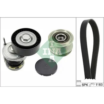 Sada žebrovaných klínových řemenů Schaeffler INA 529 0466 20