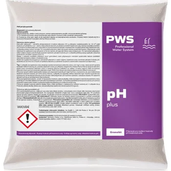 Bazénová chemie PWS pH plus granulát 3kg, DOPLNĚNÍ