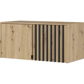 Obývací stěna Rozšíření ke skříni NELLY 2D dub artisan + černá