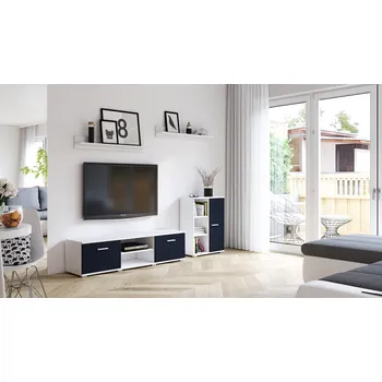 Obývací stěna Obývací sestava FIGO C - Marine blue mat