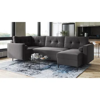 Sedací souprava Sedací souprava HERMEN šedá - MONOLITH 92