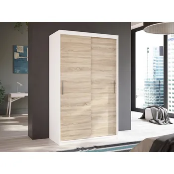 Šatní skříň Šatní skříň ANTIGO 120 Bílá/Sonoma