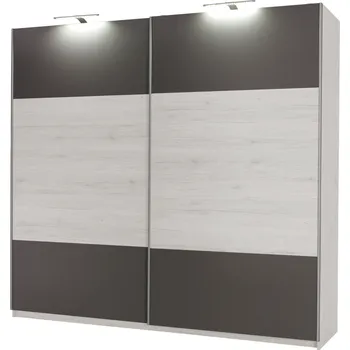 Šatní skříň Šatní skříň DIONE D01 borovice norská / šedá