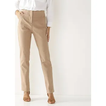 Dámské spodní prádlo Rovné kalhoty s vysokým zeštíhlujícím pasem písková 46