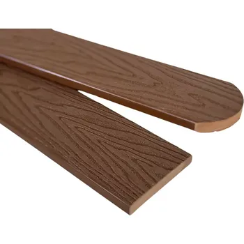 Plot WPC plotovka 3D drážkovaná original wood oblé zakončení 1,8 m (Plotovka vyrobená z dřevoplastu WPC)