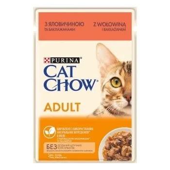 PURINA Cat Chow Adult Beef with Aubergine 85g Sachet