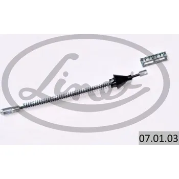 Lanko parkovací brzdy Tažné lanko, parkovací brzda LINEX 07.01.03
