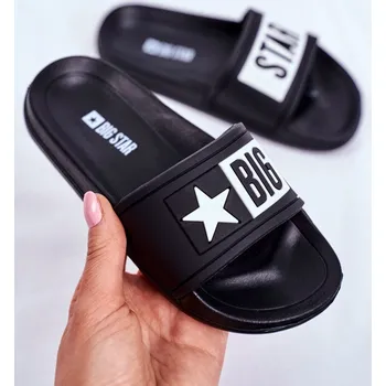 Dívčí bačkory Nazouváky Dětská Big Star DD374153 Barva: Černá, Velikost: 32