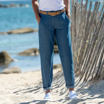 Dámské kalhoty Vzdušné kalhoty, lehký denim denim 36