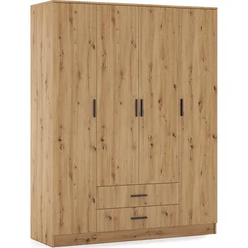 Šatní skříň Šatní skříň ROMANA 160 bez zrcadla dub artisan