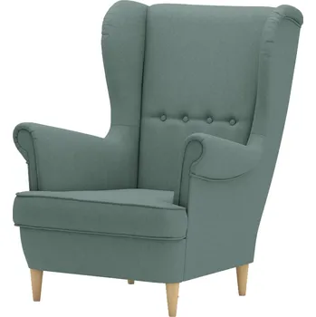 Křeslo Křeslo ušák KING II modrošedý - MALMO 72 - VÝPRODEJ (zbývá 10 ks)