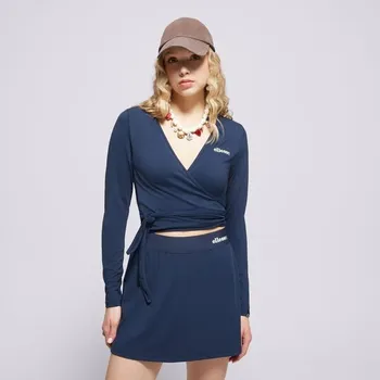 Dámské tričko Ellesse Tričko Dicarla Ls Top Navy Tmavomodrá 40