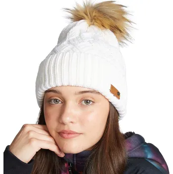 Čepice Dámské Zimní čepice ROXY SKI CHIC BEANIE HDWR ERJHA03879-WBB0 – Bílá