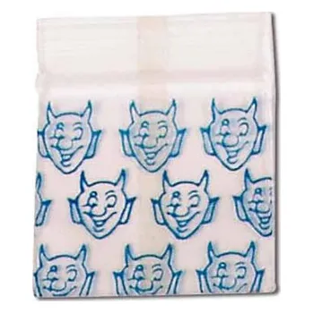 Termobox Black Leaf Uzavíratelné ZIP sáčky čert - 50x50 mm - 100 ks