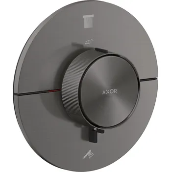 Vodovodní baterie Axor ShowerSelect ID - Termostatická baterie pod omítku pro 2 spotřebiče, kartáčovaný černý chrom 36750340