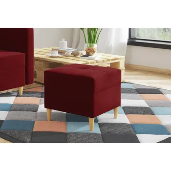 Taburet Taburet HANS červený - DREAM VELVET 202.10