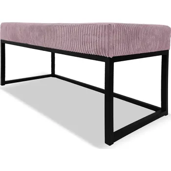 Taburet Lavička KAYA - růžová - manšestr - LINCOLN 61